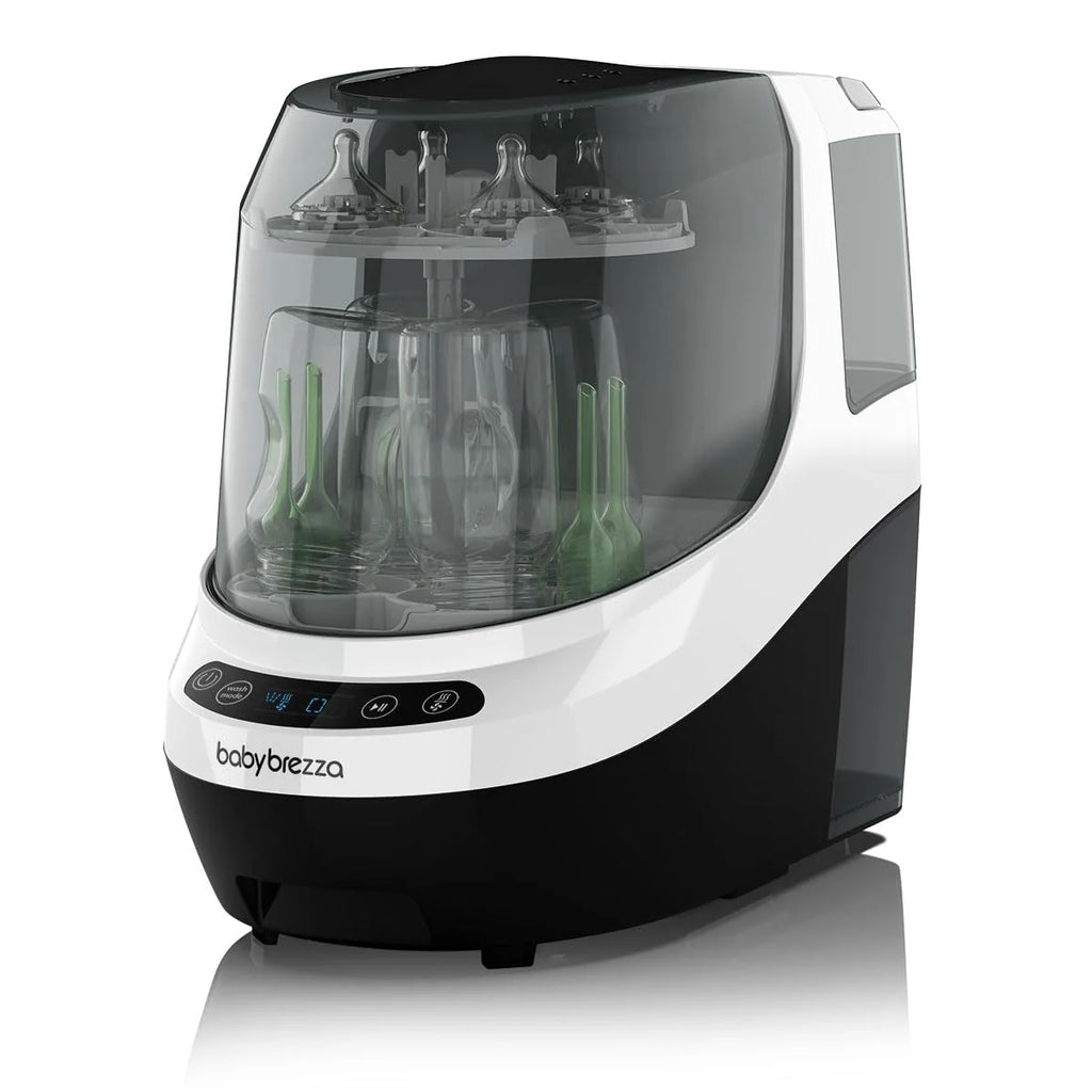 Baby Bottle Washer, Sterilizer and Dryer with Push-Button Cleaning for Bottles, Pump Parts and Sippy Cups
