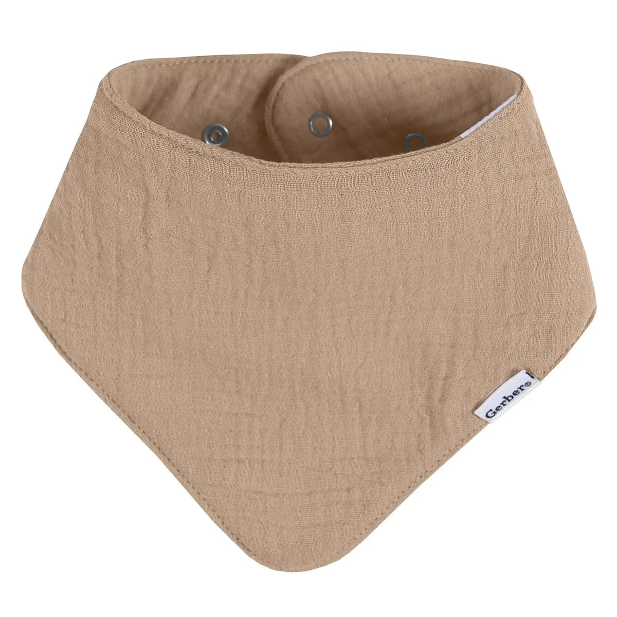 Baby Boy Bandana Bibs, 10-Pack Multi Blue Cotton Muslin Bibs with Easy-Snap Back Closures · baby bibs boy