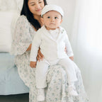 Baby Boy Three-Piece White Suit