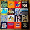 Baby Clothes Memory Blanket Made from Cherished Childhood Outfits