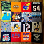 Baby Clothes Memory Blanket Made from Cherished Childhood Outfits