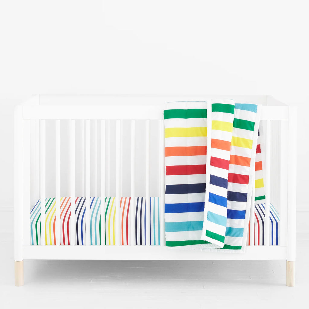 Baby Crib Fitted Sheet in 100% Cotton Percale
