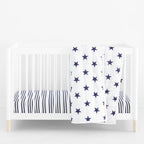 Baby Crib Fitted Sheet in 100% Cotton Percale