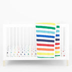 Baby Crib Fitted Sheet in 100% Cotton Percale