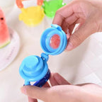 Baby Fruit Feeder Pacifier with Soft Silicone Mesh and a Snap-On Storage Cap for Introducing Solid Foods