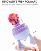 Baby Fruit Feeder Pacifier with Soft Silicone Mesh and a Snap-On Storage Cap for Introducing Solid Foods