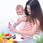 Baby Fruit Feeder Pacifier with Soft Silicone Mesh and a Snap-On Storage Cap for Introducing Solid Foods
