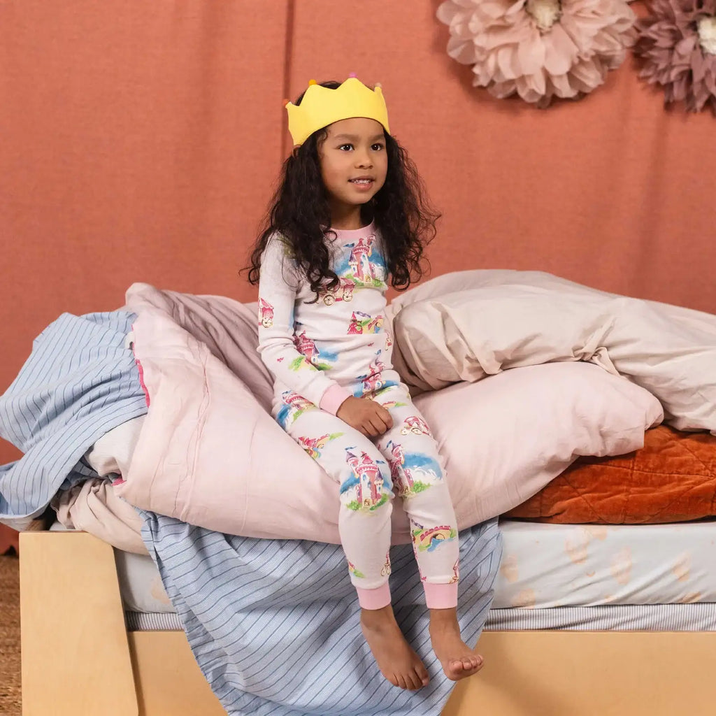 Baby Girl Sleeper in Organic Cotton