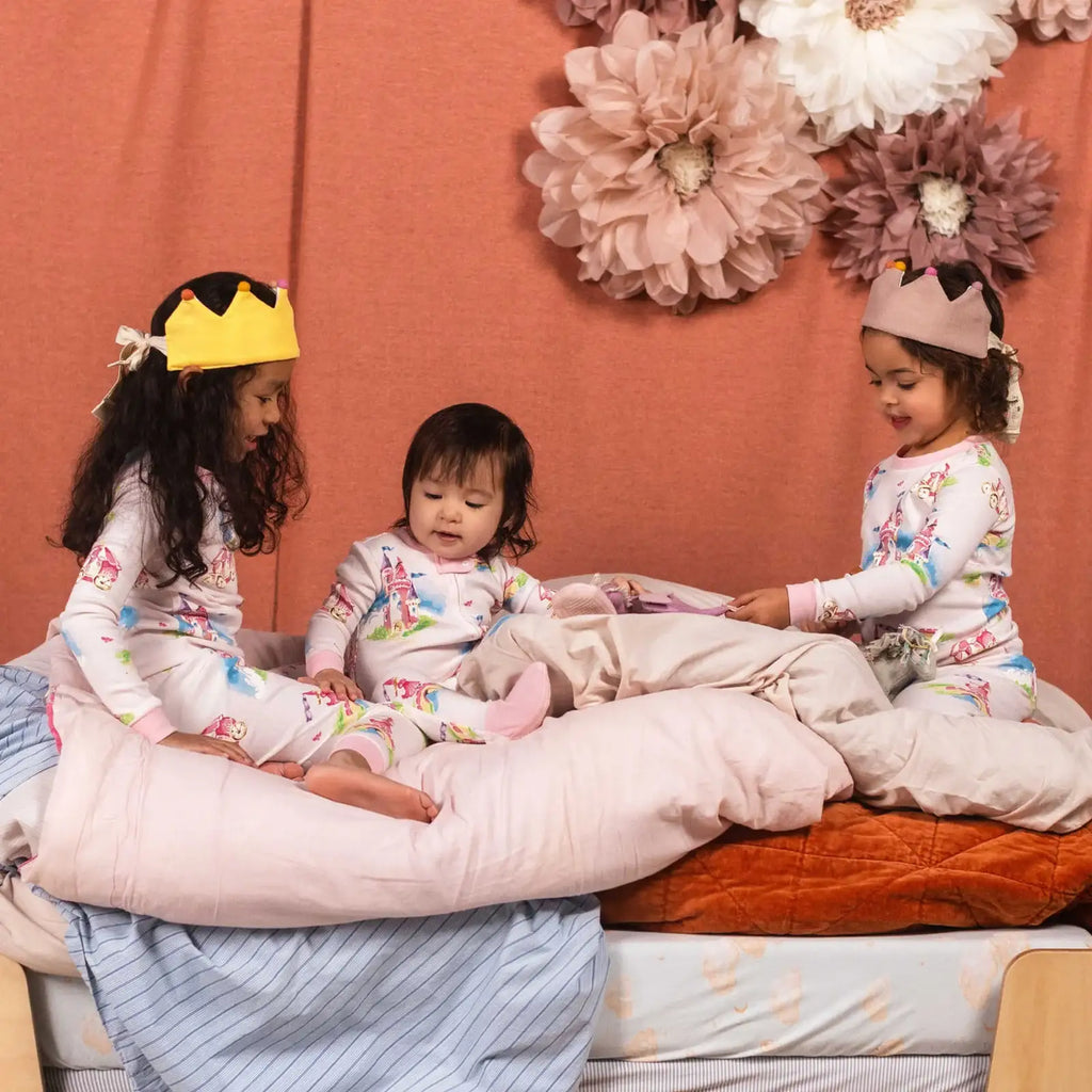 Baby Girl Sleeper in Organic Cotton