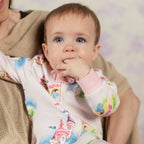 Baby Girl Sleeper in Organic Cotton