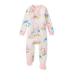 Baby Girl Sleeper in Organic Cotton