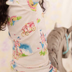 Baby Girl Sleeper in Organic Cotton