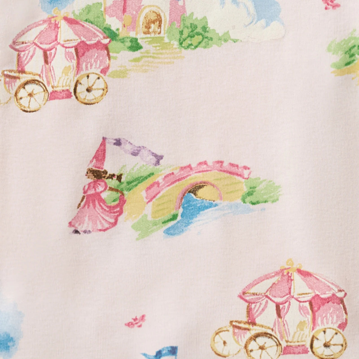 Baby Girl Sleeper in Organic Cotton