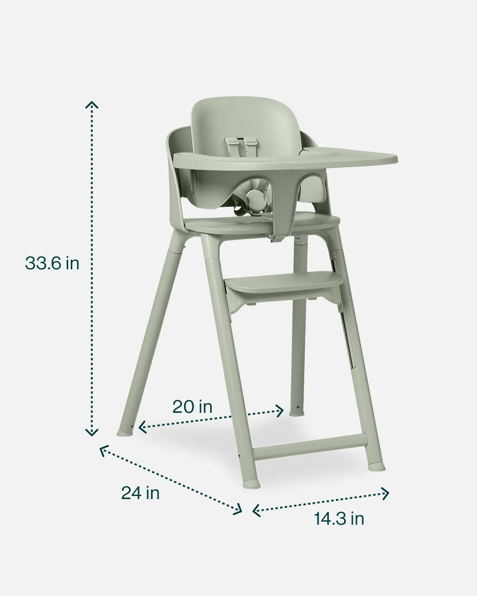 Baby High Chair with Ergonomic Support and a 7-in-1 Convertible Design That Grows, Your Baby