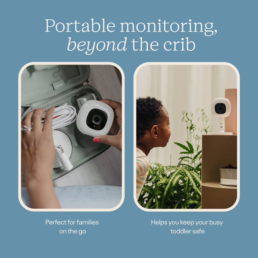 Baby Monitor with Flex Stand for Wide-Angle Home, Travel, and Secondary Room Viewing · Smart Baby Monitor