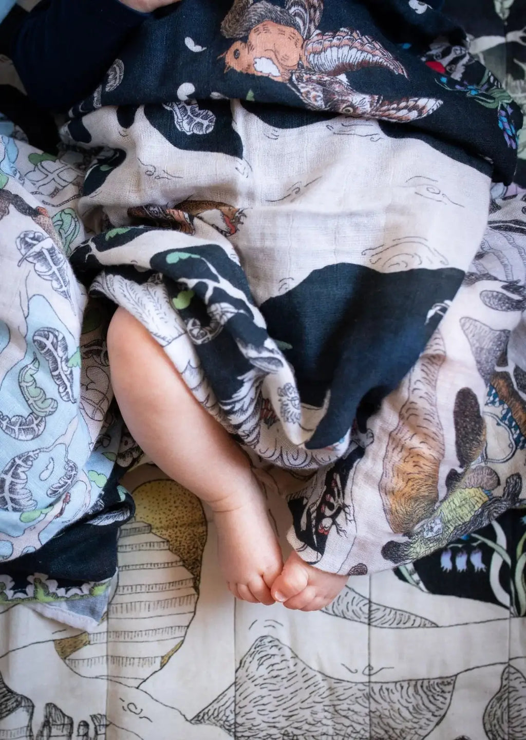 Baby Muslin Swaddle Blanket in Soft Organic Cotton