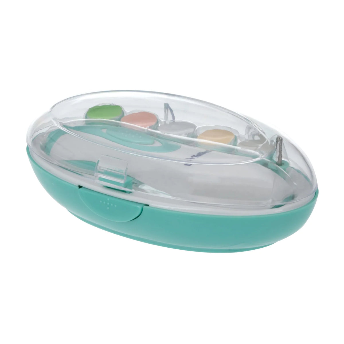 Baby Nail Trimmer, Electric 2-Speed Nail File with LED Light, 6 Interchangeable Heads and Hygienic Storage Case
