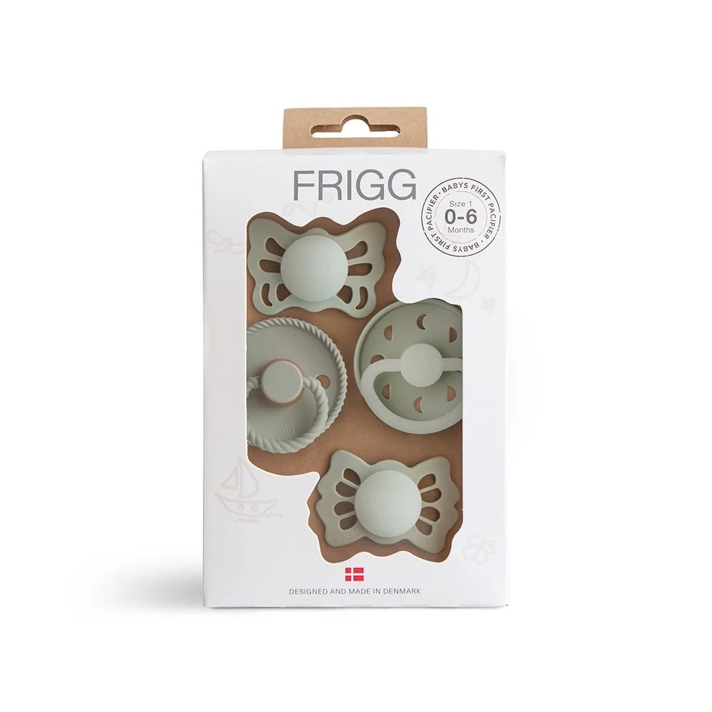Baby Pacifier Starter Set, Moonlight Sailing - Sage