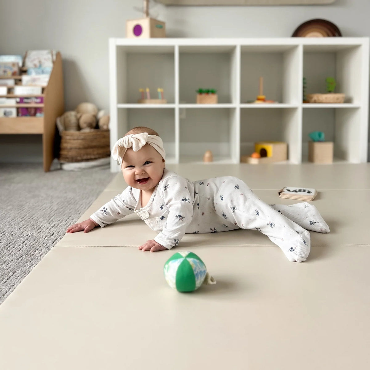 Baby Play Mat, Sand-S: 78.8 x 47"