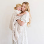 Baby Receiving Blanket in 30 x 40 Inch Size with a Lightweight Microfiber and Bamboo-Derived Rayon Blend