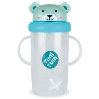 Baby Sippy Cup with Weighted Free-Flow Straw, Leakproof Flip-Top Lid and 300ml Side Measure