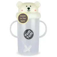 Baby Sippy Cup with Weighted Free-Flow Straw, Leakproof Flip-Top Lid and 300ml Side Measure
