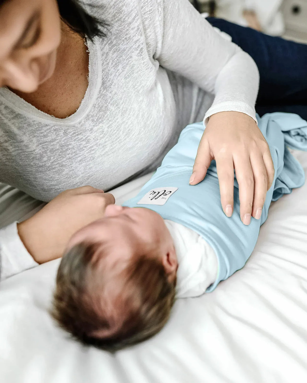 Baby Swaddle in Lightweight Stretch Fabric