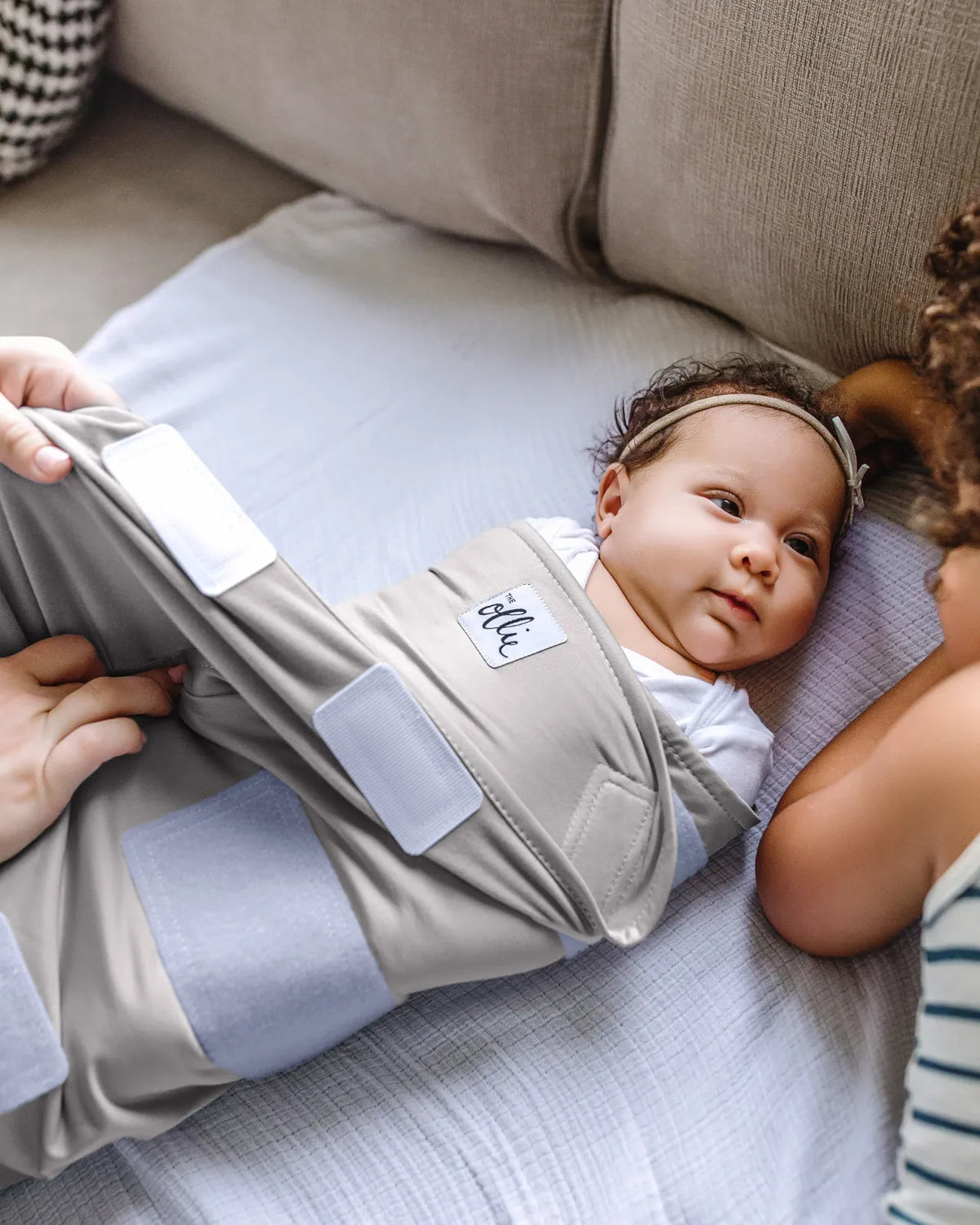 Baby Swaddle in Lightweight Stretch Fabric
