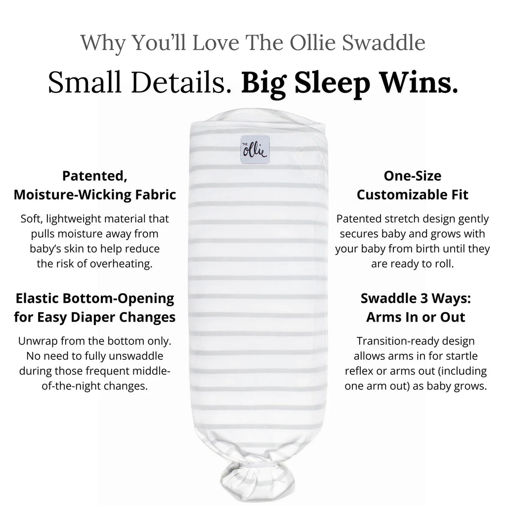 Baby Swaddle in Lightweight Stretch Fabric