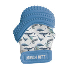 Baby Teething Mitt with Textured Silicone and an Adjustable Strap for Hands-Free Use on Either Hand