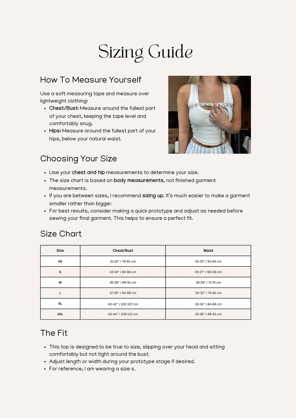 Babydoll Top PDF Sewing Pattern with Wide Ruched Straps and a Square Neckline for a Loose Silhouette