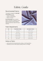 Babydoll Top PDF Sewing Pattern with Wide Ruched Straps and a Square Neckline for a Loose Silhouette