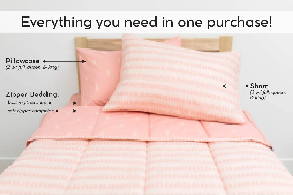 Ballerina Zipper Bedding Set