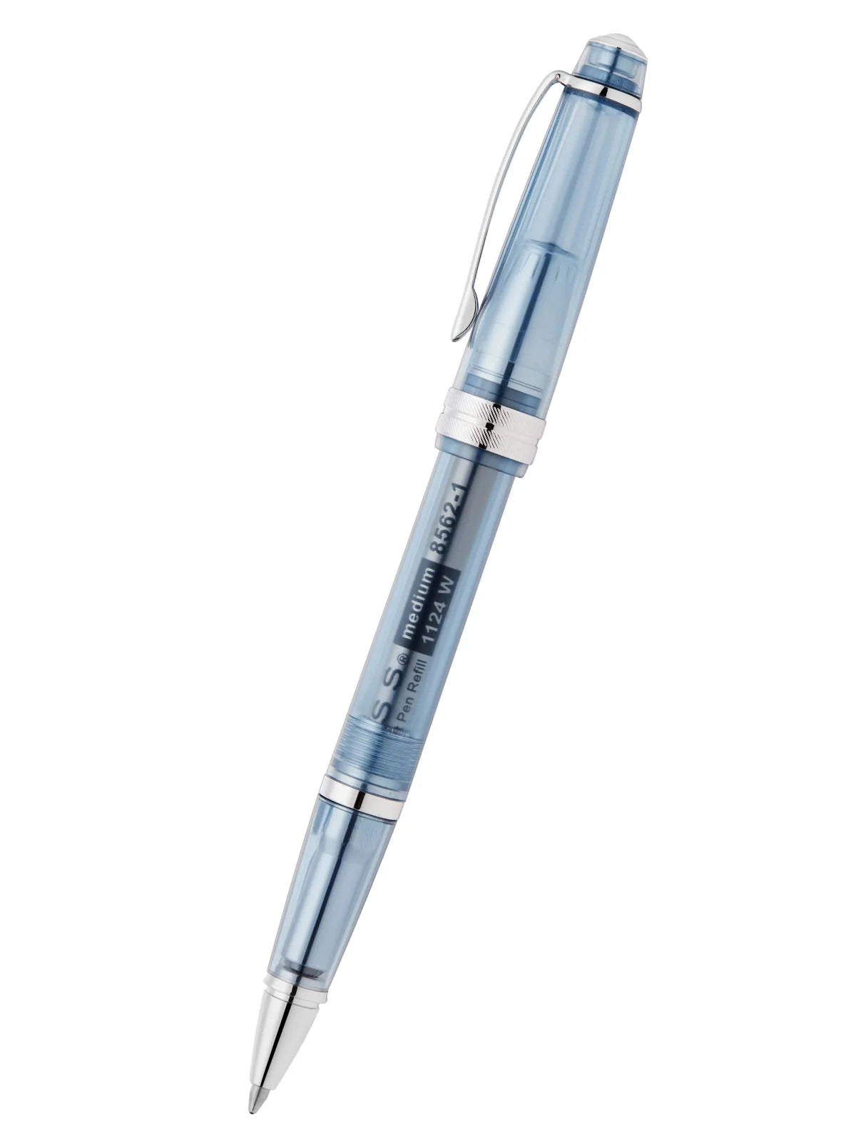 Ballpoint Pen in Translucent Navy Blue Resin