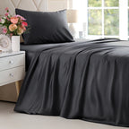 Bamboo Cooling Sheet Set with 18-Inch Deep Pockets, Soft Breathable Rayon Bedding in Twin, Full, Queen and King Sizes