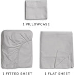 Bamboo Cooling Sheet Set with 18-Inch Deep Pockets, Soft Breathable Rayon Bedding in Twin, Full, Queen and King Sizes