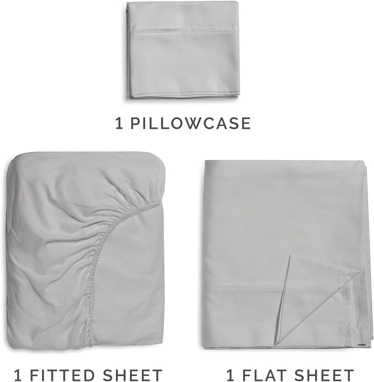 Bamboo Cooling Sheet Set with 18-Inch Deep Pockets, Soft Breathable Rayon Bedding in Twin, Full, Queen and King Sizes