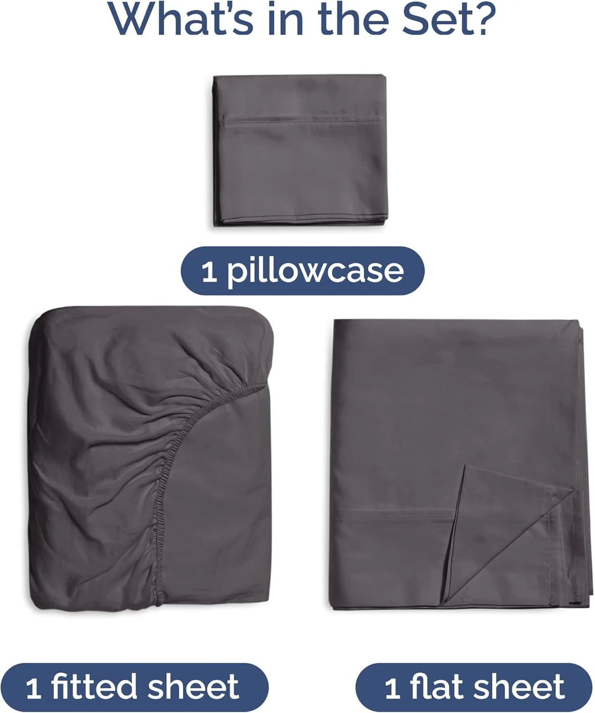 Bamboo Cooling Sheet Set with 18-Inch Deep Pockets, Soft Breathable Rayon Bedding in Twin, Full, Queen and King Sizes