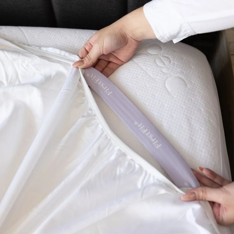 Bamboo Cooling Sheet Set with Extra-Long Staple Cotton, Moisture Management and Twin to Split California King Sizes