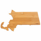 Bamboo Cutting Board in a Massachusetts Outline