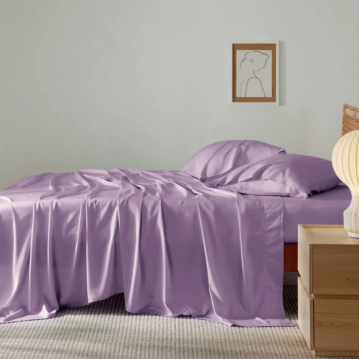 Bamboo-Derived Rayon Sheet Set