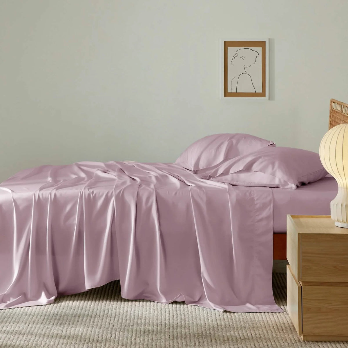 Bamboo-Derived Rayon Sheet Set
