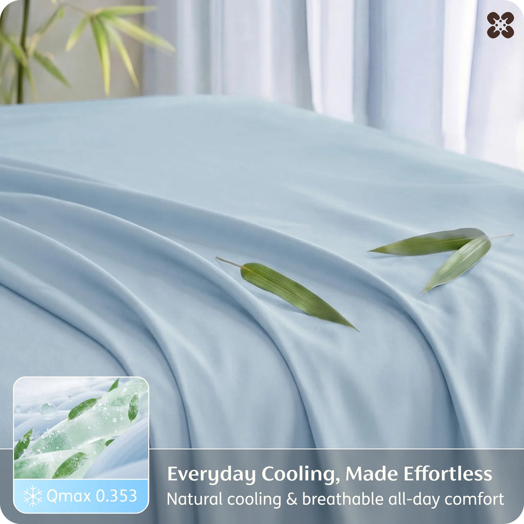Bamboo-Derived Rayon Sheet Set