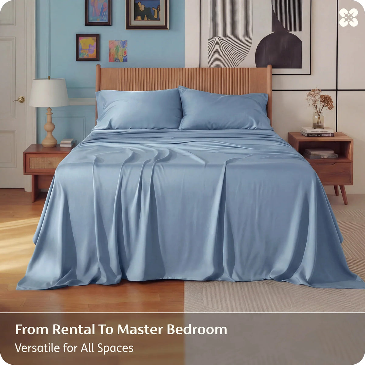 Bamboo-Derived Rayon Sheet Set