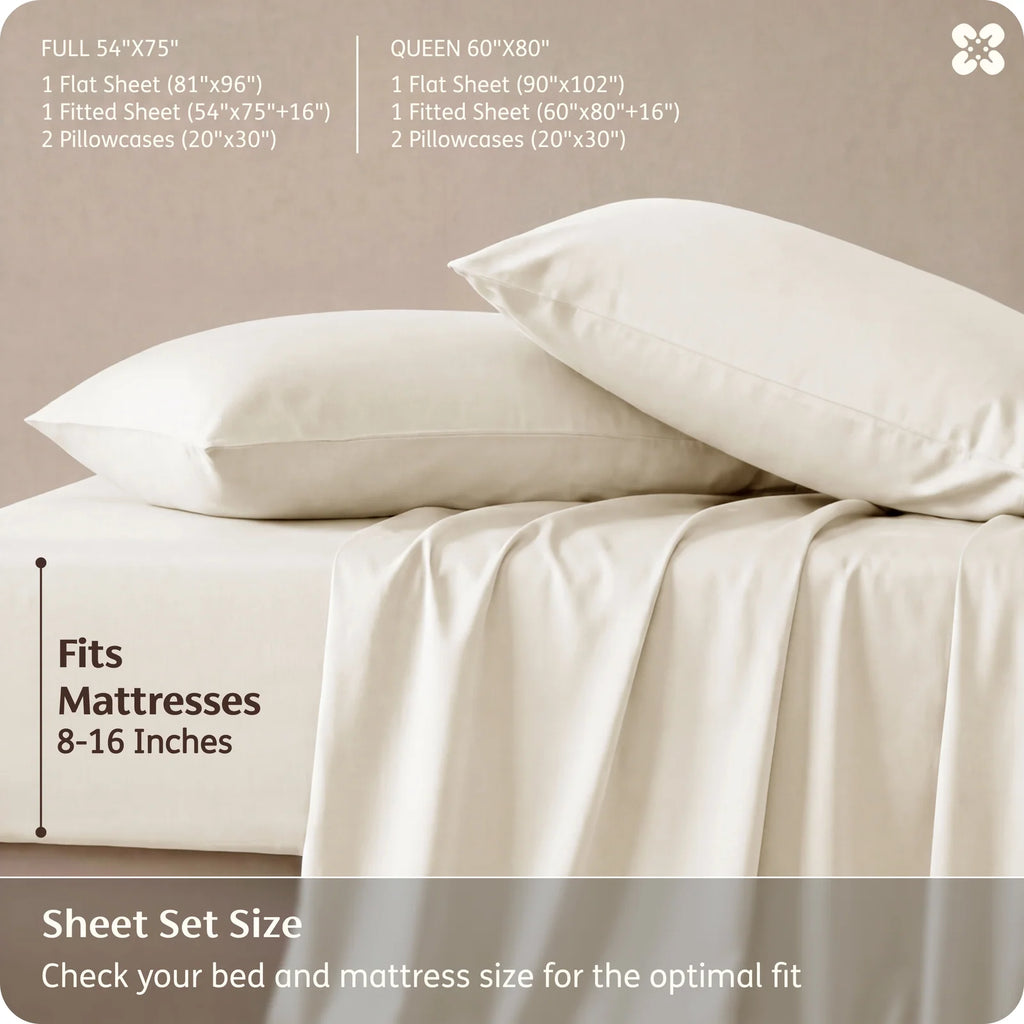 Bamboo-Derived Rayon Sheet Set