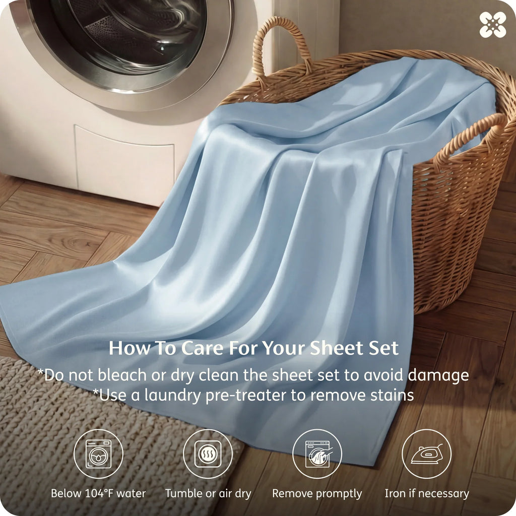 Bamboo-Derived Rayon Sheet Set