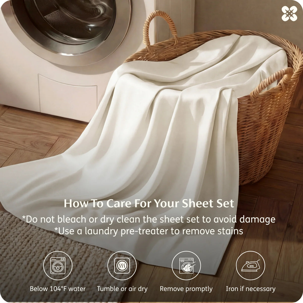 Bamboo-Derived Rayon Sheet Set