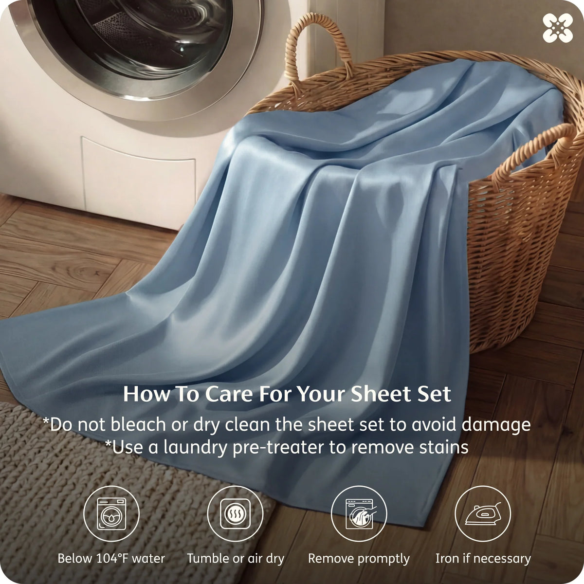 Bamboo-Derived Rayon Sheet Set