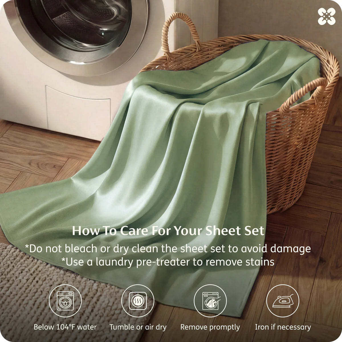 Bamboo-Derived Rayon Sheet Set