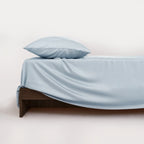Bamboo Flat Sheet for Pet-Friendly Bedrooms with Hair-Repellent Comfort, Breathable Feel, and Twin XL to King/Cal King Siz